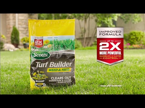 How to Get Rid of Dandelions and Other Weeds using Scotts® Turf Builder Weed &amp; Feed