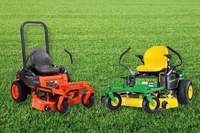 John Deere Vs Kubota Zero Turn Mowers